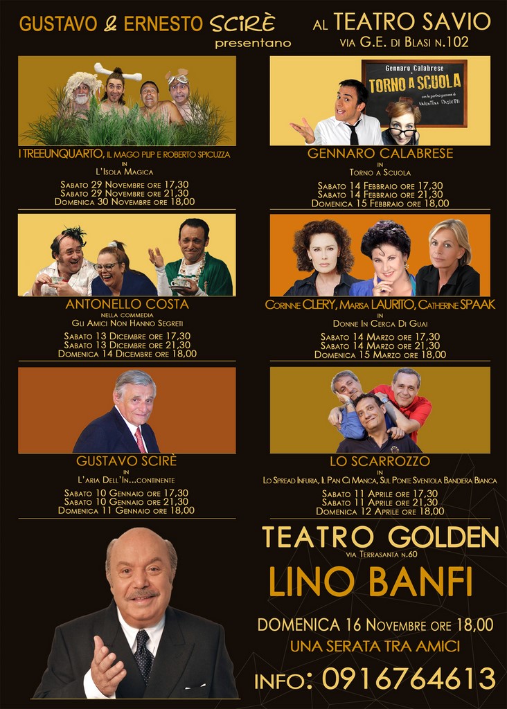 Stagione Teatrale 2014 2015