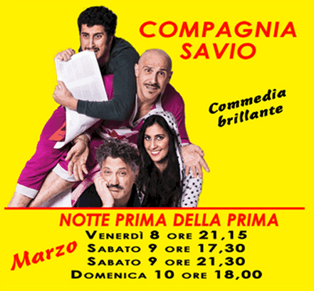 Compagnia Savio Notte prima della rima