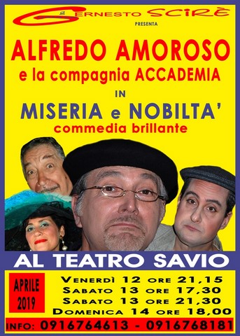 Alfredo Amoroso Compagnia Accademia Miseria e Nobiltà